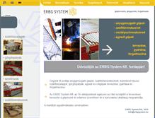 Tablet Screenshot of erbgsystem.hu